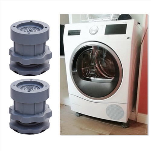 4PC Adjustable Washing Machine Non Slip-Gray 2