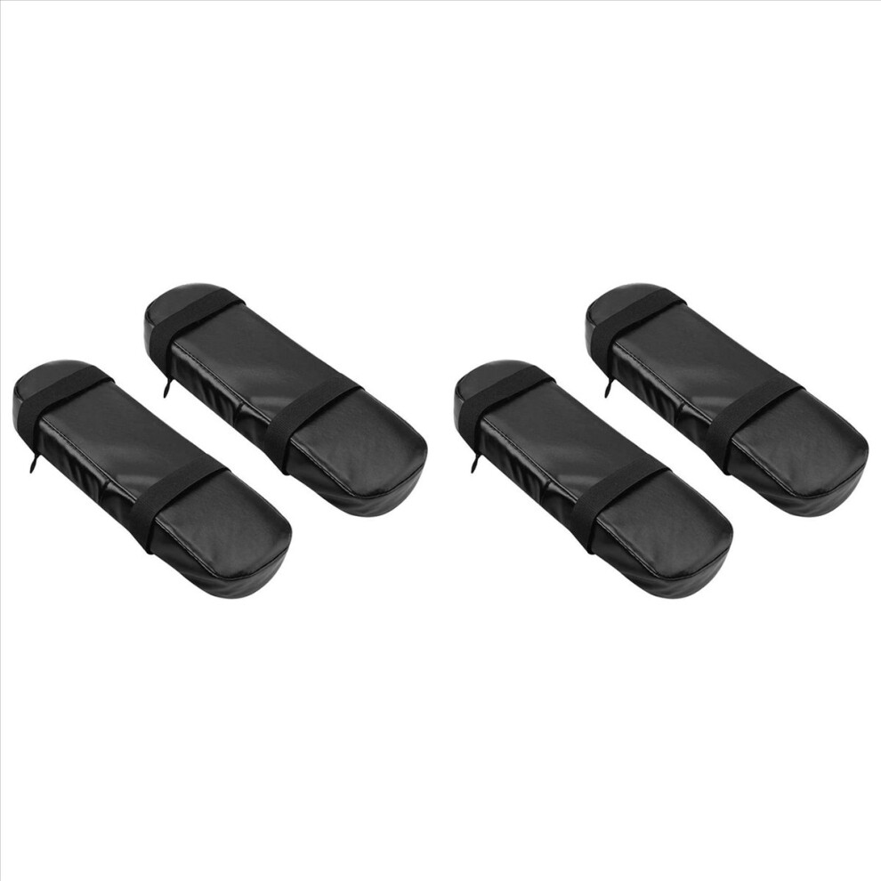 1 Pair Of Memory Foam Armrest Pads Soft Office Chair Elbow Pu Leather 4712746176869