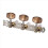 2Pcs 1:15 Classical Silver Guitar Tuner Tuning Machine Heads Keys 2