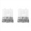 280Pcs Stainless Steel Slotted Spring ,Split Spring with Box 1