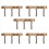 Guitar Compensated Bridge Brass Saddles Set for TL 6 Strings(3Pcs) 1
