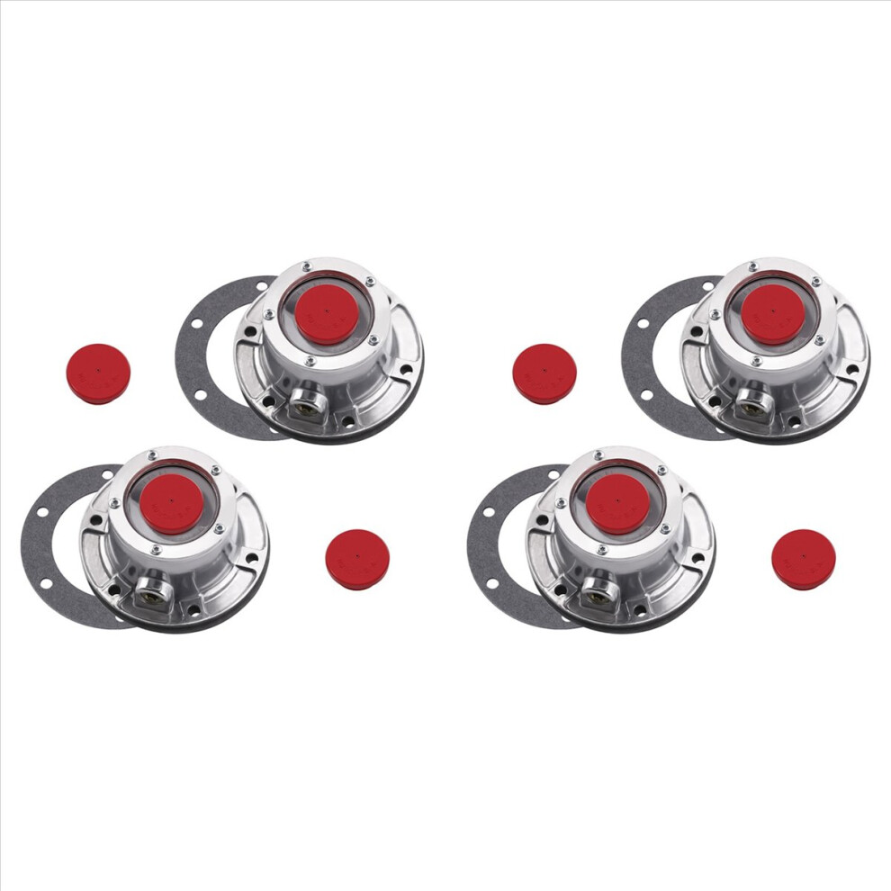 343-4024 Trailer Hub Caps For Stemco,Aluminum Hub Cap (Pack Of 2) 4712746183560