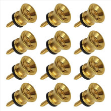 24Pcs Guitar Strap Locks Metal for Acoustic Electric Guitar Ukulele