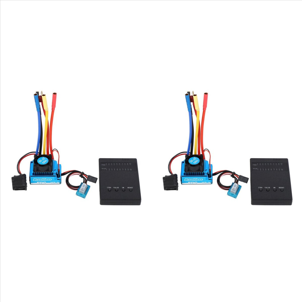 1:10 Car 120A Waterproof Brushless Esc + Program Card For 1/10 Rc Car 4712746184109