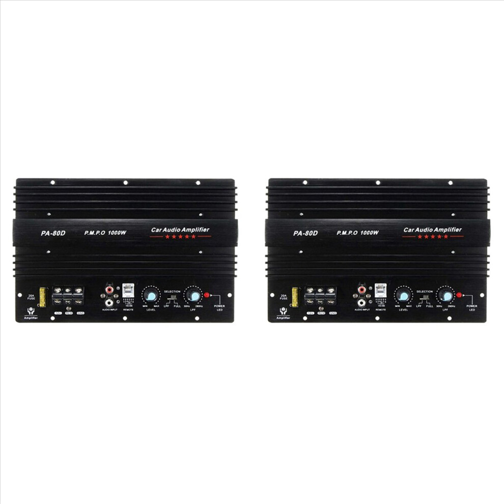 12V 1000W Car Audio Amplifier Amp Board Subwoofer Bass Amp Pa-80D 4712746185083