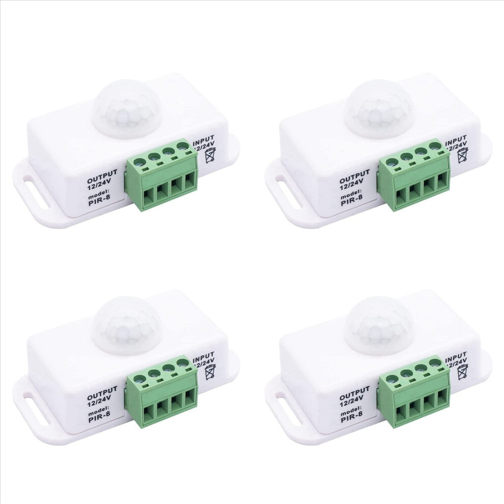 Dc 12V 24V Pir Motion Sensor Function Controller White For Led Strips 4712746184307
