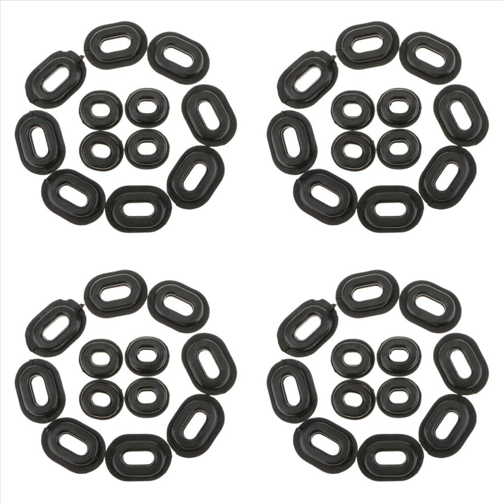 12Pcs Motorcycle Rubber Side Cover Grommets Gasket Fairings For Cg125 4713420264544