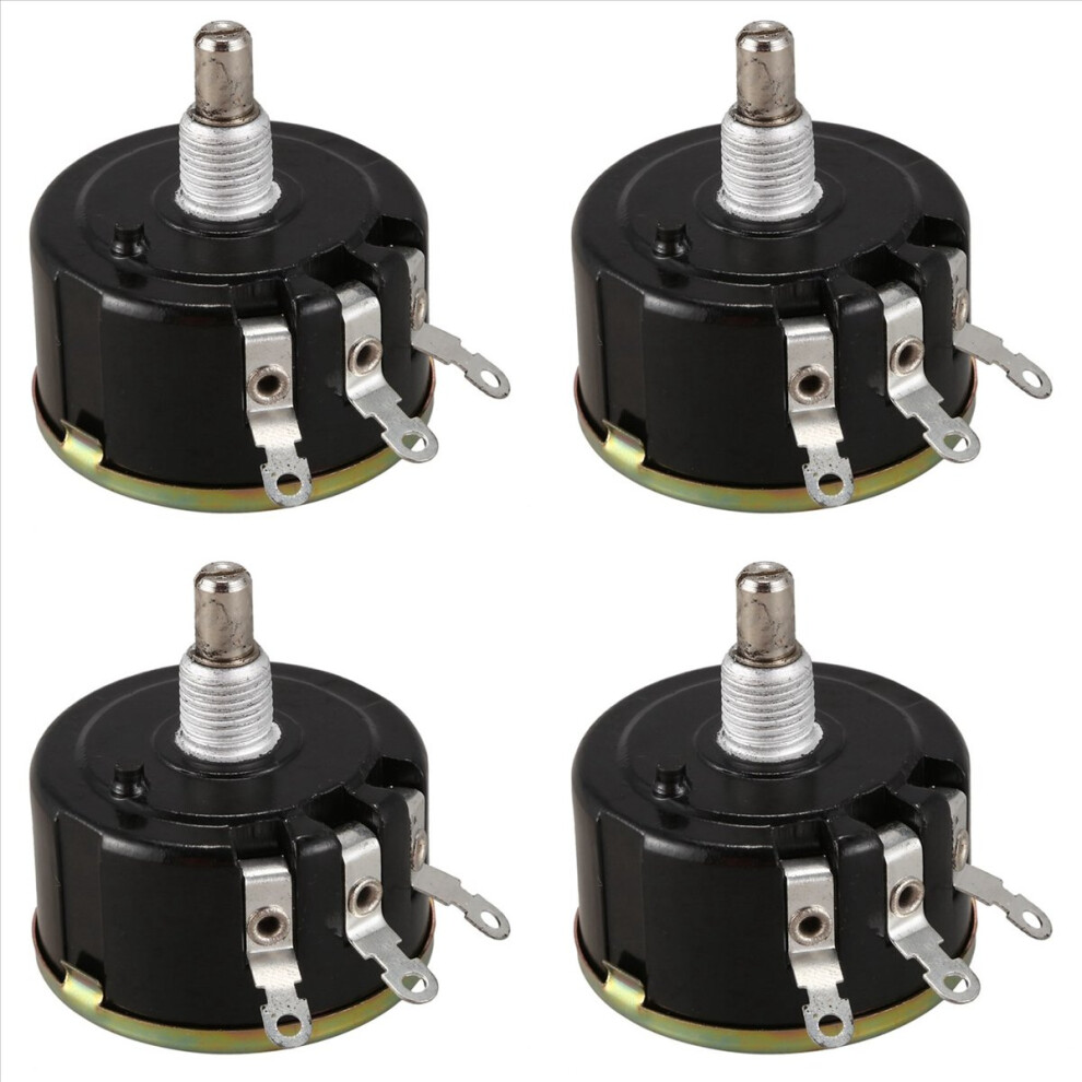 Wx050 10K Ohm 5W 6Mm Rotary Wire Wound Potentiometer Black+Silver 4713420266906