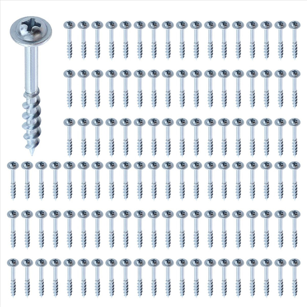 100Pcs Woodworking 32Mm Pocket Hole Screws For Pocket Hole Jig 4713420265770
