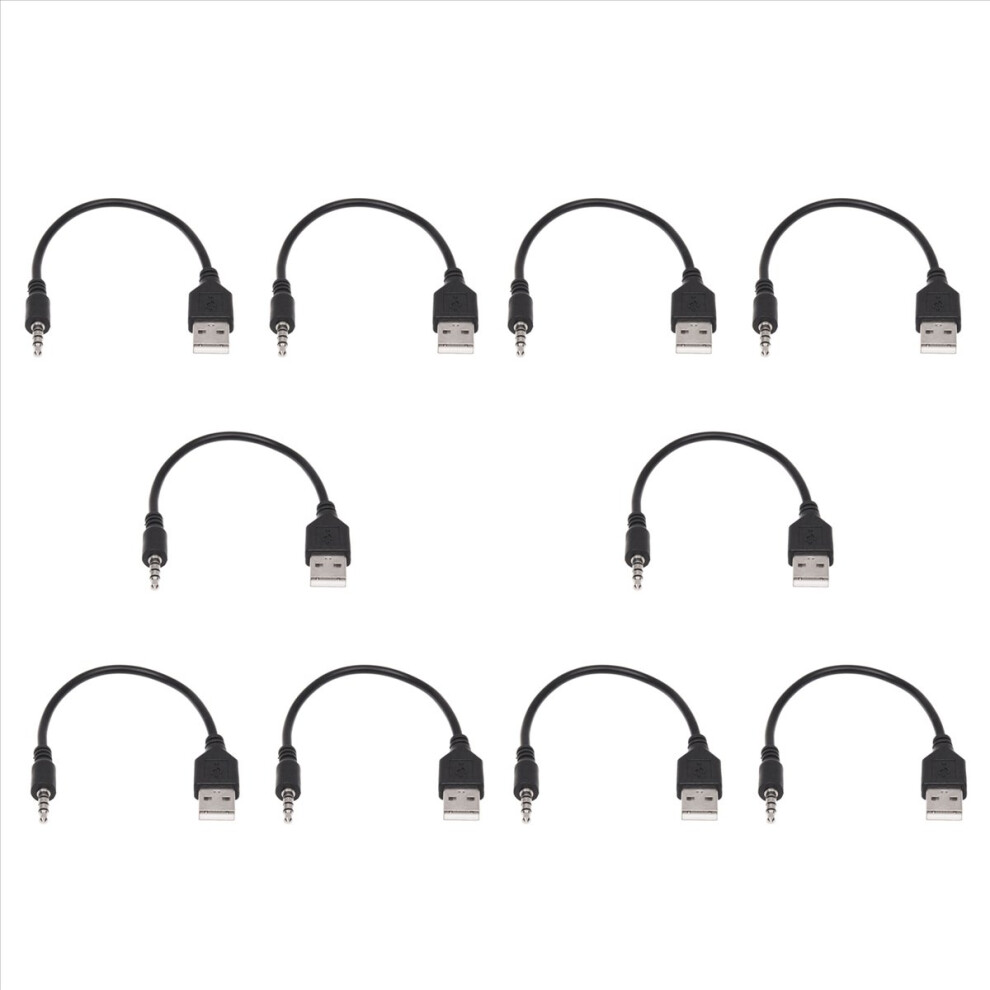 3.5Mm Plug Aux Audio Jack To Usb 2.0 Male Charger Cable Adapter Cord 4713420265046