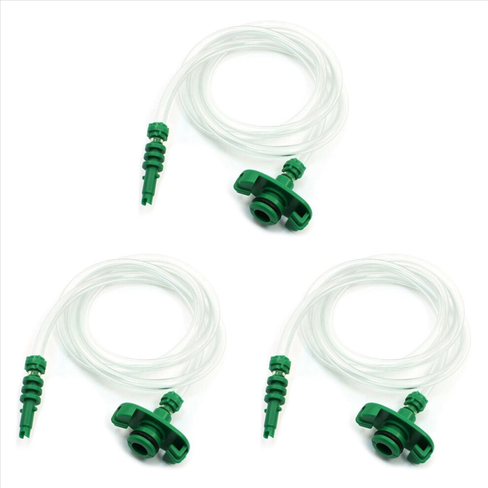 1M 39.41 Inch Length Air Tubing 10Cc Glue Dispenser Syringe Adapter 4713420264926