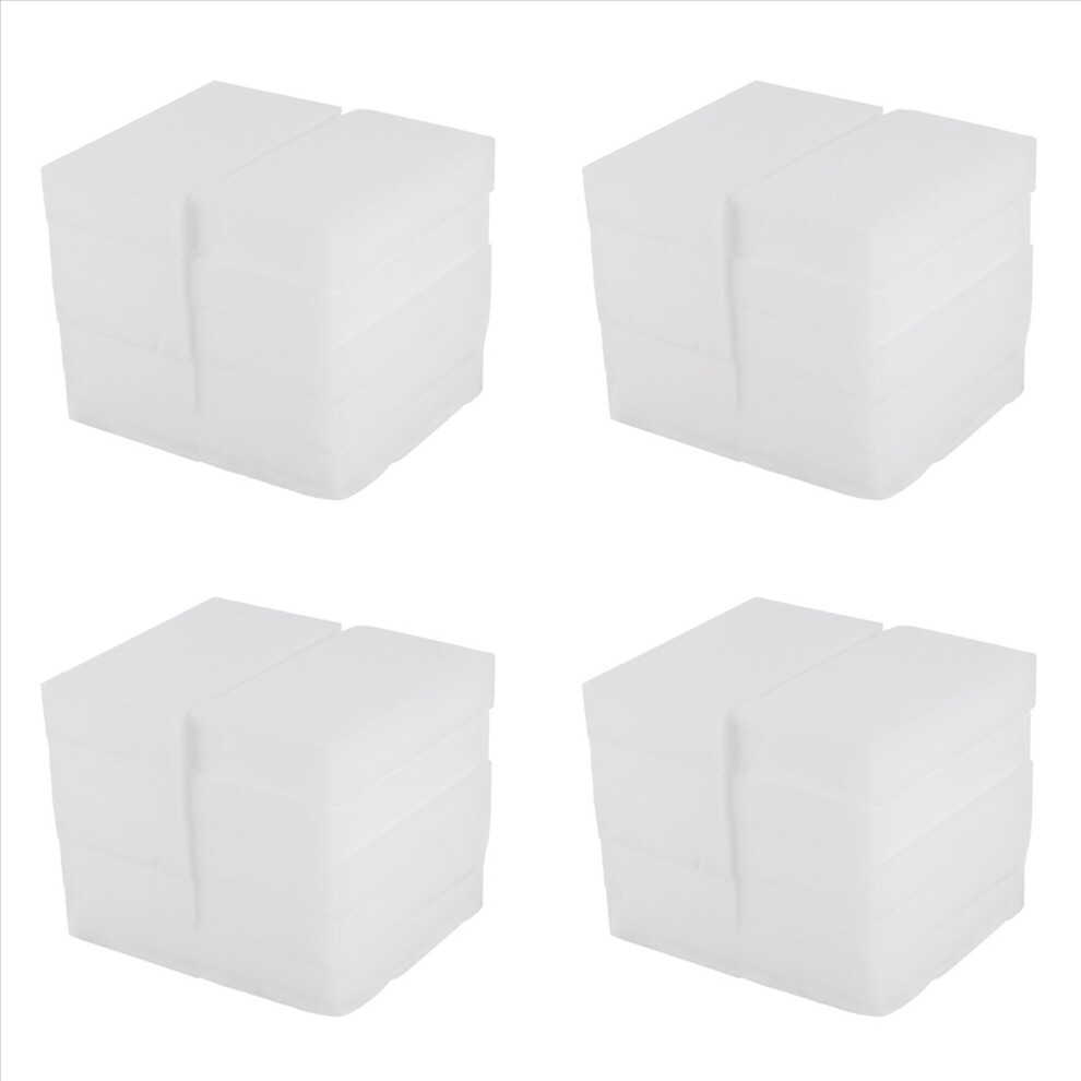 100X60x20mm 10Pcs Magic Sponge Eraser Melamine Cleaner- White 4713420265015
