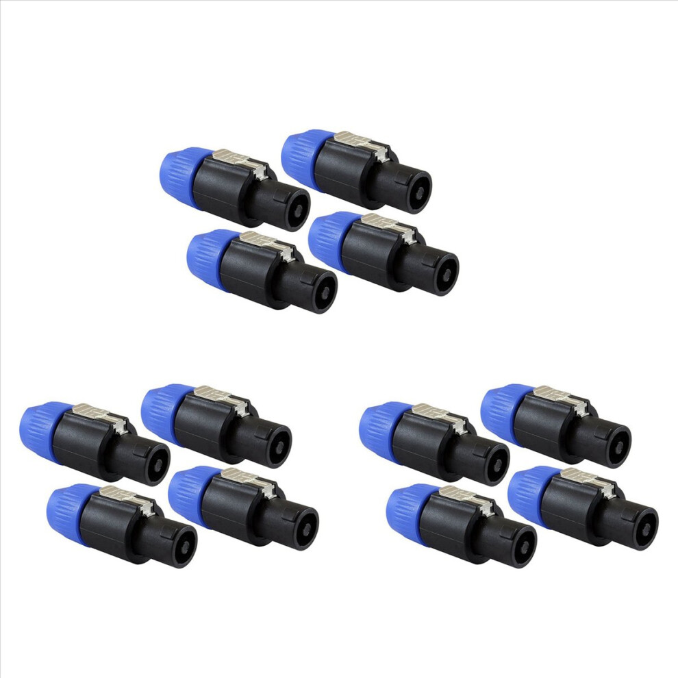 4 Pole Speaker Plug Compatible With Speakon Nl4fc,Nl4fx,4Pack 4713420267194