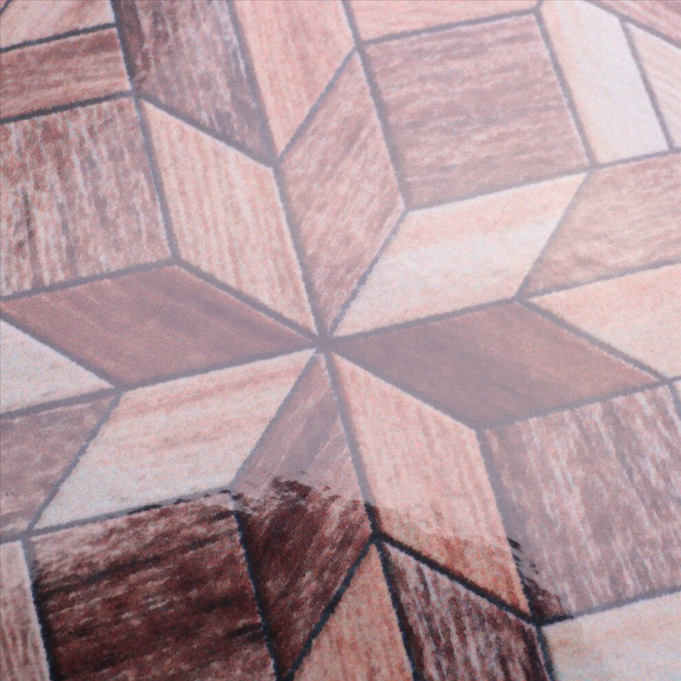 20Pcs Wood Tile Sticker Self Adhesive Art Diagonal 3D Floor Sticker 4713420271474