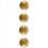 Electric Guitar Speed Knobs LP Knob Parts Replacement Gold 4 Pcs 7