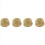 Electric Guitar Speed Knobs LP Knob Parts Replacement Gold 4 Pcs 5