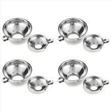 Canning Funnel,2 Pack Stainless Steel Kitchen Funnel Jar Funnel