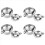 Canning Funnel,2 Pack Stainless Steel Kitchen Funnel Jar Funnel 1