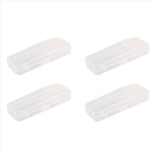 1 Pcs Storage Box Men Shaver Case Transparent Plastic Case