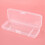 1 Pcs Storage Box Men Shaver Case Transparent Plastic Case 6