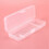 1 Pcs Storage Box Men Shaver Case Transparent Plastic Case 7