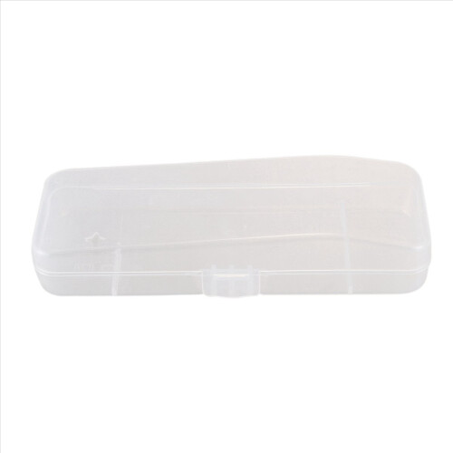 1 Pcs Storage Box Men Shaver Case Transparent Plastic Case 1