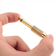 5x Gold Plated 6.35mm 1/4 inch Male Mono Plug 6.5mm Jack Audio Plug