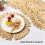 Round Woven Placemat for Dining Table,Rattan Tablemat for Table Mat 3