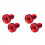 Xim 2Pcs Bicycle Bottom Bracket M12 Crankset Screw Red 1