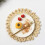Round Woven Placemat for Dining Table,Rattan Tablemat for Table Mat 5