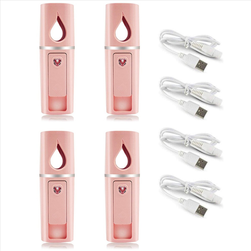 Pink Portable Nano Mister Mini Steamer Atomization