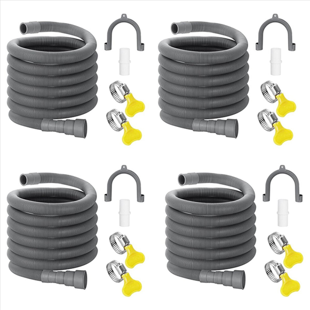 Drain Hose Extension Set Universal Washing Machine Hose 10Ft 4713420276745