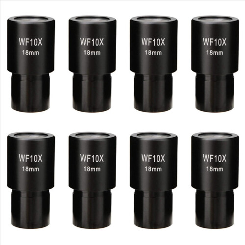 10X Microscope Eyepiece Wide Angle 18mm Ocular Lens Standard