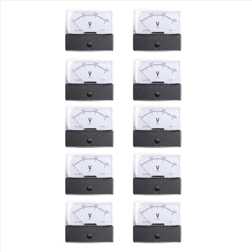 Rectangle Ac 0-300V Gauge Analog Panel Meter Voltmeter Dh670 4713420281589