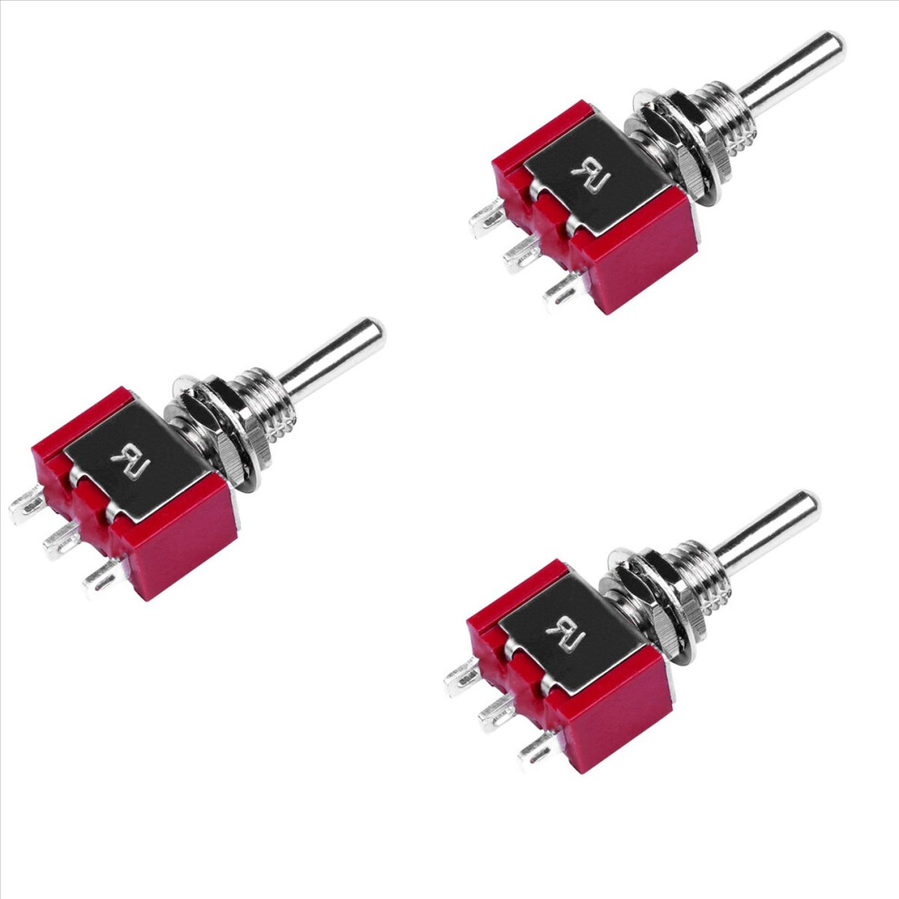 2 Pcs Ac 250V 2A 120V 5A On/Off/On 3 Position Momentary Toggle Switch 4713420280964