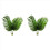 5 Pack Artificial Palm Plants Leaves Faux Turtle Leaf 1