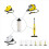 3PCS Steam Cleaner Water Purifier Descaling 3