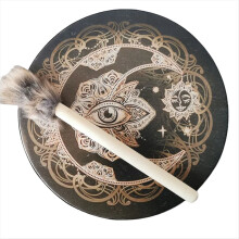 Lunar Eclipse Drum Moon Sound Imitation Sheepskin Percussion 25cm