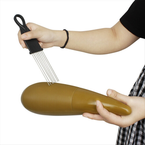 Guiro Instrument Fish Shaped Sand Drum Percussion Instrument style B 1