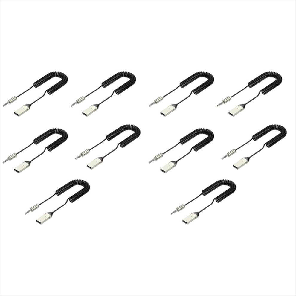 10Pcs Bluetooth Audio Receiver Dongle Usb To 3.5Mm Jack 4853290822465