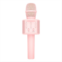 Bluetooth Wireless Home Mic Ktv Player for Kids Wireless Audio Pink