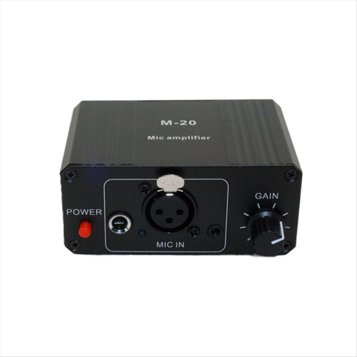 Dynamic Microphone Condenser Mic Amplifier M-20 Audio D 2
