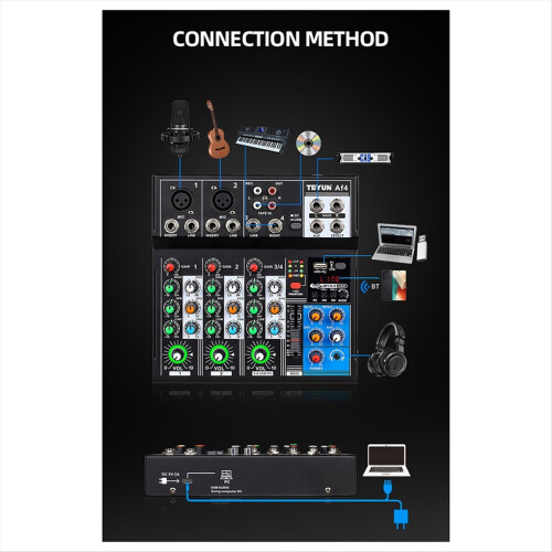 AF4 Mixing Console Analog Consoles Combined EU plug 1