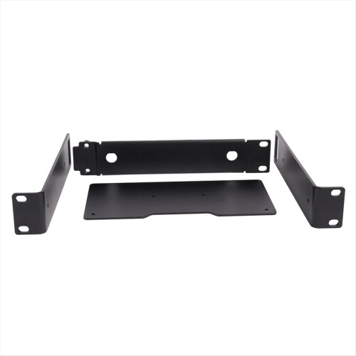 Rackmount Rack Metal Frame for Wireless Microphone System Black