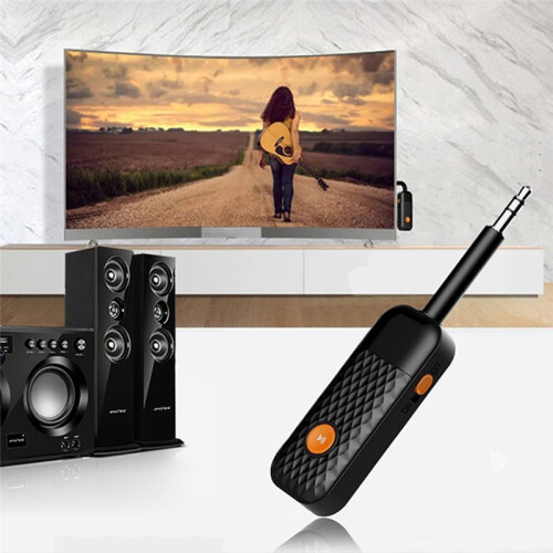 Bluetooth 5.2 Audio Receiver 3.5mm AUX Adapter with Mic for Headphone 2