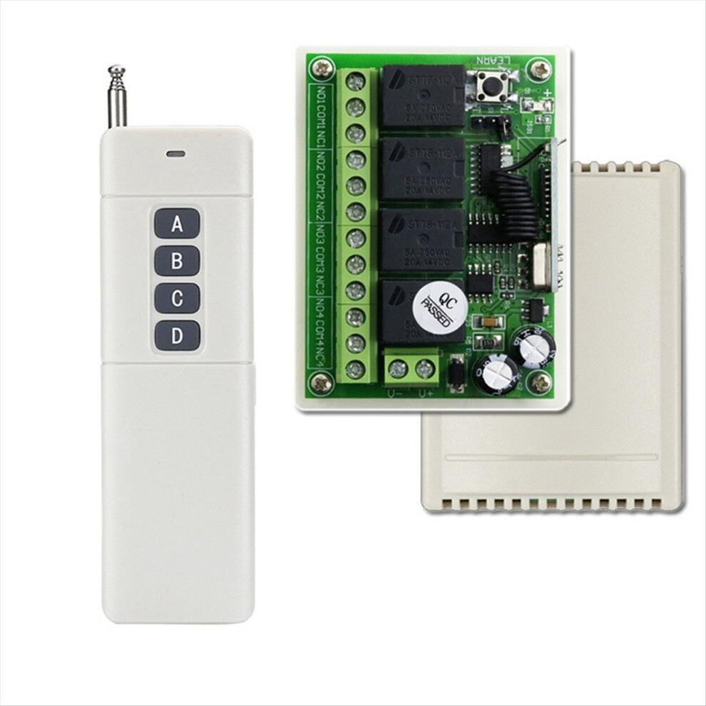 433Mhz 12V 24V Relay Module Receiver+1000M Range Transmitter 4853290840582