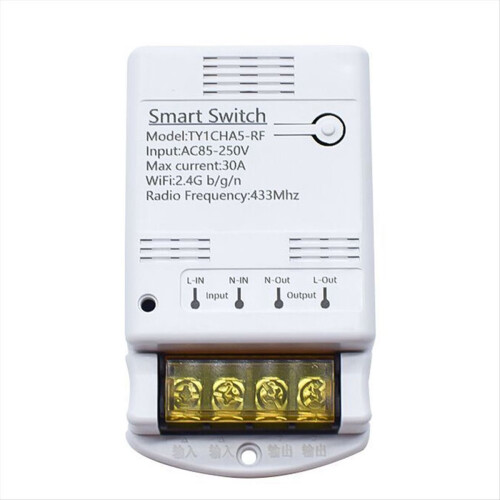 30A Wifi Switch Relay Tuya APP 433mhz Receiver Module 2