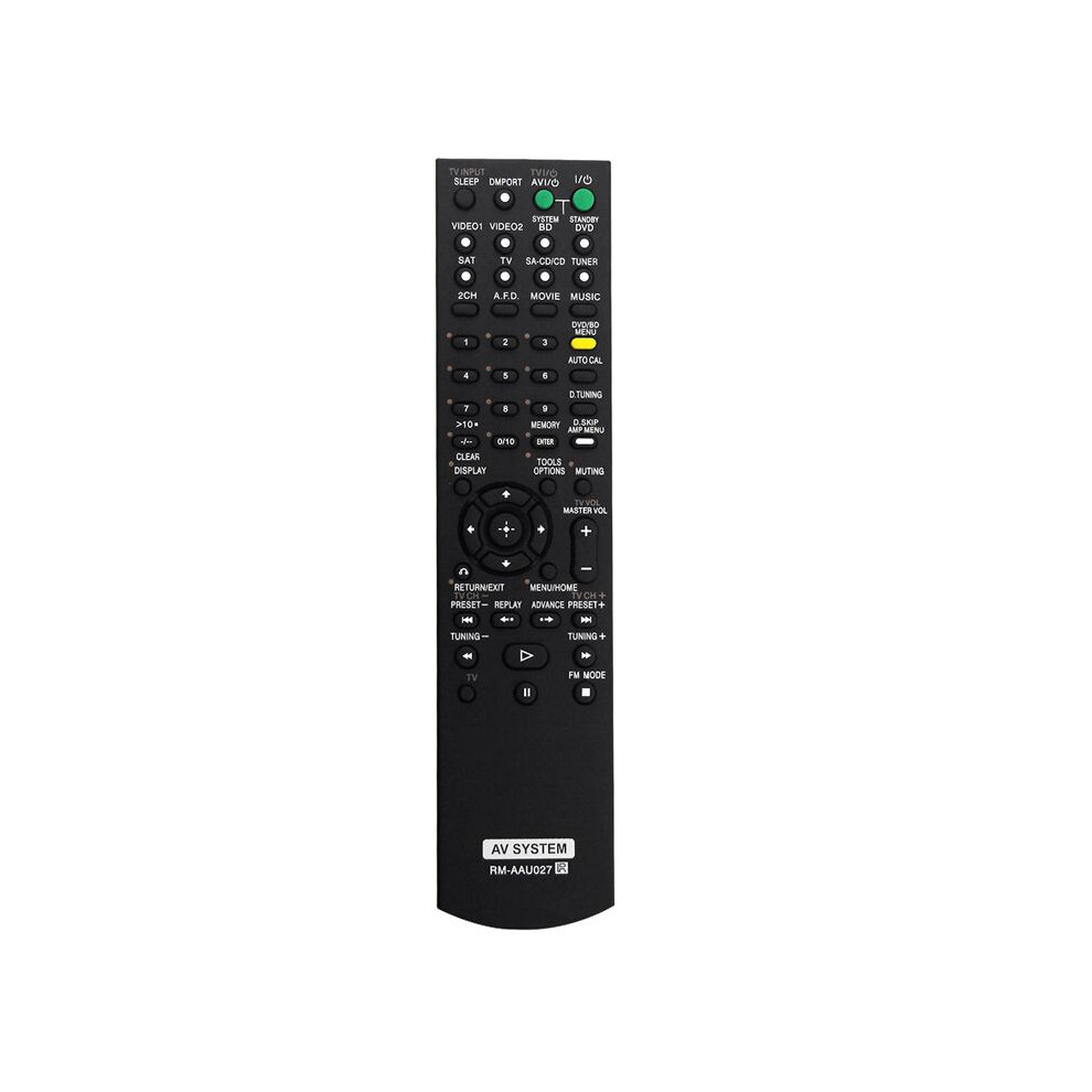 Replace Rm-Aau027 Remote For Home Theatre System 4853290845235