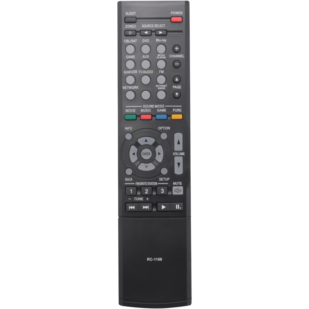Remote Control For Rc-1189 Rc-1196 Rc-1193 Rc-1192 Avr-S700w Black 4854173757379
