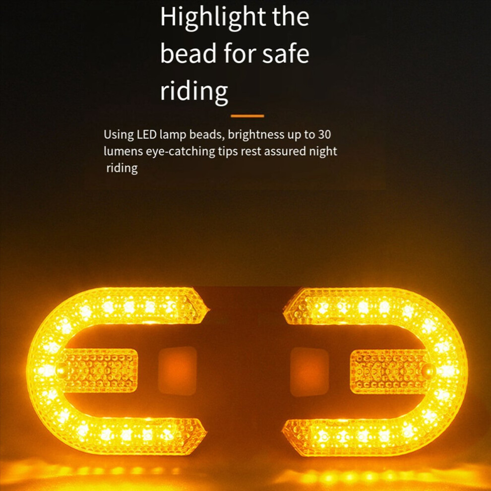 Led Bicycle Remote Control Turn Signal Tail Light 4854173758680